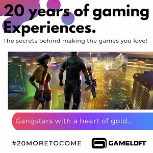 52K views · 361 reactions | The Gangstar series has been a #Gameloft staple for over a decade, and players have been immersed in the action-packed life of Gangstar Vegas since 2013. Find out why the game team believes Gangstar Vegas has been such a success and how they try to listen and give back to their players with every chance they get: https://gmlft.co/20Years-GV #JoinTheGame #20MoreToCome #20YearsOfGaming #MadeInLockdown | Gameloft | Facebook
