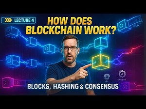 Lecture 4|How Does Blockchain Work? | Blocks, Hashing & Consensus Explained Simply