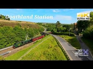 Goathland Station and Steam Train