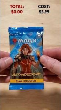 Are Aetherdrift Play Boosters Worth It? #1 (MtG)
