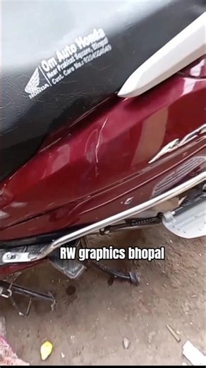 scratch removel technique #activa #scratch #bike #repairing #shorts #ytshorts