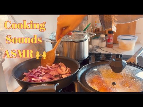 Cooking Sounds ASMR 🙌 #asmrcooking