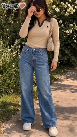 Classic T-Shirt Jeans Style 👕👖 | Perfect Casual Outfit#fashion #outfit #short #style #ootd