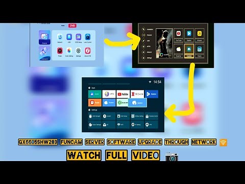 GX6605S FUNCAM SOFTWARE UPGRADE AND DOWNGRADE THROUGH INTERNET🛜