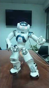 NAO robot demonstration using the Choreographe IDE