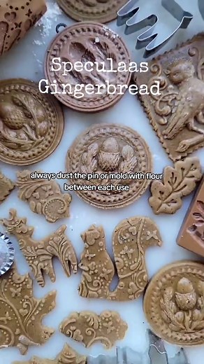 How to use embossed rolling pins and intricate cookie molds or stamps. All my tips and suggestions for foolproof success at using these baking tools can be found in my 'Speculaas Gingerbread' blogpost at thelemonapron.com #winter baking #cookiebaking #embossedrollingpin #springerle #springerlecookies #gingerbreadcookies #gingerbreadcookierecipe #germanrecipes #germancookies #cooktok #thelemonapron #cookiestamps #springerlemold