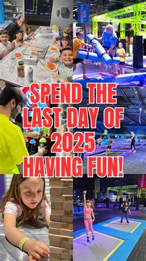 🎉 It’s the last day of 2025: there’s no-one else we’d rather spend the day with than YOU! We’re OPEN 10a-1p #HolidayFun #NewYearsEve #ChooseFun #LakeHavasuCity #LakeHavasu | Altitude Trampoline Park - Lake Havasu