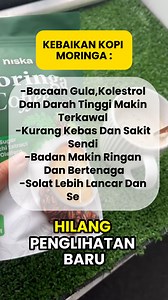 "Lepas 2 minggu konsisten minum Kopi Moringa Niska, 1 cawan pagi & malam saya terus rasa perubahan besar dalam badan"💚 “Umur baru 38… Tapi badan rasa macam orang 65 tahun. Cepat letih, lesu sepanjang hari. Bangun pagi pun rasa tak bermaya. Bacaan gula pun asyik tinggi walaupun dah cuba jaga pemakanan. Memang tak sangka secawan kopi herba ni boleh bagi perubahan besar untuk kesihatan saya”— Pn. Amirah, 38 tahun 💢Badan cepat penat… kaki selalu kebas… mata makin kabur... Ramai ingat ini tanda pen