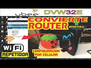 CONVIERTE ROUTER A REPETIDOR WIFI DESDE CELULAR | UBEE DVW32E | Access Point 🔴✅