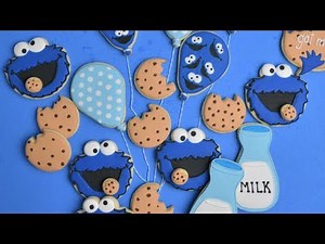 COOKIE MONSTER COOKIES by HANIELA'S