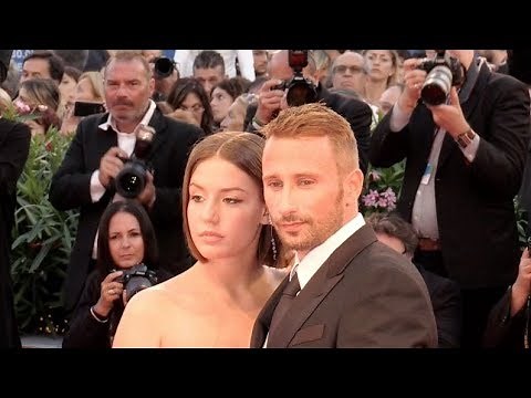 Adele Exarchopoulos and Matthias Schoenaerts on the red carpet of Le Fidele film at 2017 Venice Film