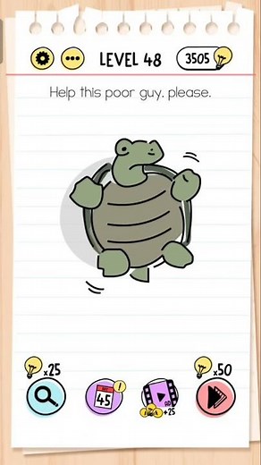 Brain Test – Level 48 Solution | All Answers & Walkthrough #BrainTest #PuzzleGame #Shorts