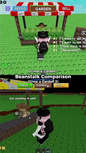 Beanstalk Comparison in Grow a Garden 2...