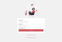 Page de connexion - Modèle CSS par Nicepage
