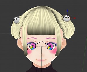 【Blender】VRMモデル/アバターにアクセサリーを付け足す | STYLY
