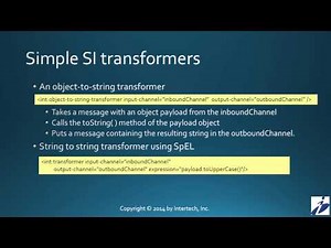 Spring Integration (Part 4) - Transformers