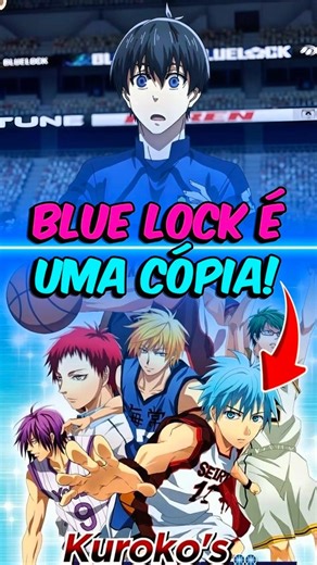 😱🚨BLUE LOCK TÁ COPIANDO OUTRO ANIME🚨😱 já viu essas semelhanças? #bluelock #anime #shortsviral