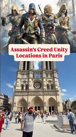 Assassin’s Creed Unity Locations in Paris 🇫🇷 #assassinscreed #traveltips #paris