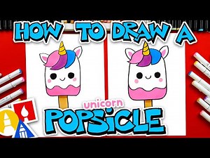 How To Draw A Unicorn Popsicle