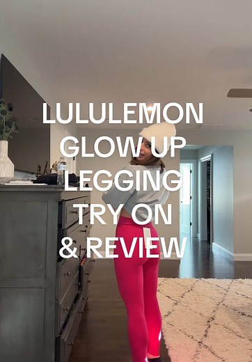Lululemon Glow Up Leggings Review and Try On
