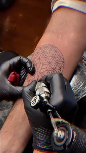 Tree of Life Tattoo with Sacred Geometry 🌳Flower of Life Tattoo Meaning #shorts #ytshorts #tranding