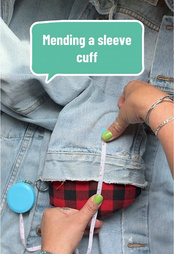 Hand Sewing a Patch on Your Jacket Cuff