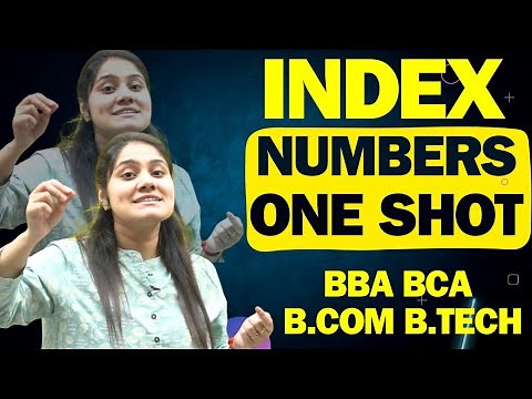 Index Numbers one shot|Statistics|Business statistics|BBA|BCA|B.COM|B.TECH|Dream Maths