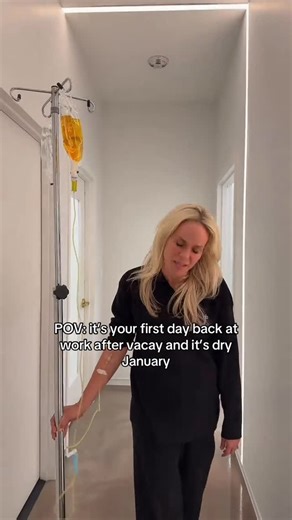 Brittany Wilson on Instagram: "Annnnnnd I’m officially back from HI. 🛟 Annnnnd it’s january. Does anyone else suffer from post vaca blues and winter blues 🤪 but @rae knows me best…..an IV cures everything. Honestly- it was amazing tonsee all the patients today. You all make it so easy. Thank you for all the amazing convos. Lov u all. Btw dry January might end this evening with a glass of wine to relax. ☺️ Anyone doing dry Jan?"