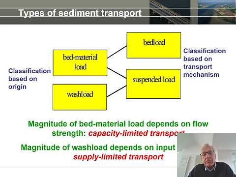 Sediment transport in river morphology