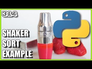 Sorting algorithms in Python - Shaker Sort example