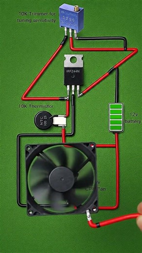 How to Make Smart Automatic Temperature Fan Controller 🔥 #ElectronicsProject #DIYFan