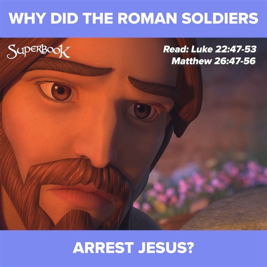Jesus was arrested after Judas betrayed Him for 30 silver coins. Watch what happens next. 🎥⬇️✝️ . . . . . SUPERBOOK Bringing Bible Stories and Jesus' love to kids everywhere Series App Academy Outreach | Superbook