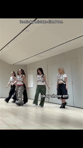 Iconic By Mistake dance practice fixed version — Katseye Le Sserafim