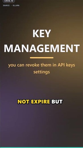 Ollama: Local API needs no auth, cloud requires API key #Shorts