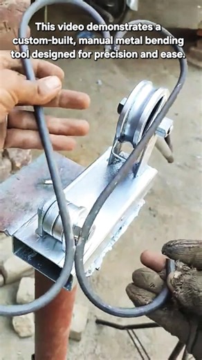 DIY Compact Metal Scroll Bender: Creating Heart Designs