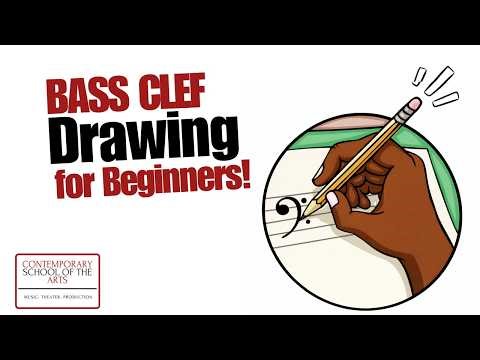 How to Draw a Bass Clef (Step-by-Step)