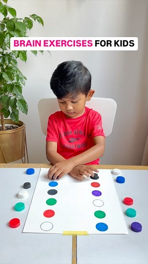 Playing brain exercises offers several benefits for kids, helping them develop essential cognitive and problem-solving skills. Here are some key advantages: 1. Improves Memory & Concentration 2. Boosts Problem-Solving Skills 3. Enhances Creativity & Critical Thinking 4. Strengthens Math & Language Skills 5. Develops Emotional Intelligence 6. Supports Motor Skills & Coordination 7. Encourages Social Skills #letstalk about toddler’s activities at home 🔊If you like to watch more such activities do