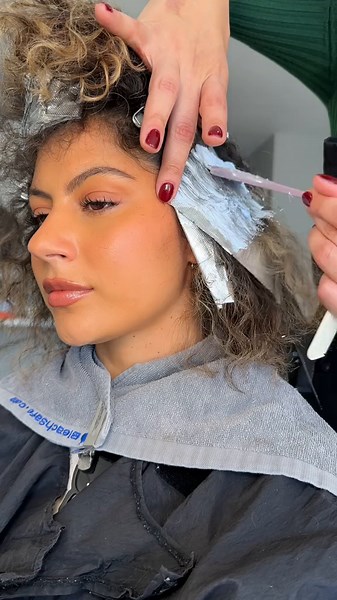 Holiday Hair Touch Up: Curly Highlights and Color Tips