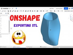 Onshape exporting stl file | onshape export