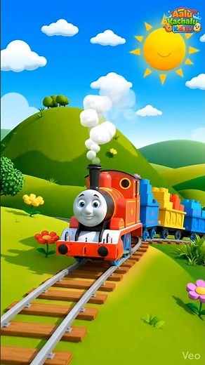 Chhuk Chhuk Rail Chali Poem 🚂 | Best Hindi Kavita For Kids
