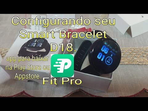 Configurando D18 Smart Bracelet.
