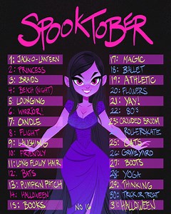 Inktober Alternatives – Art Challenges for October [2023 update] – BrushWarriors