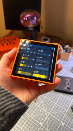 Grigorii Merkushev on Instagram: "Comment “display” and I will send you a link to the repo with hardware source code This is a 4 inch 720x720 wall panel with raspberry pi as a brain (CM4). Also it has a connector on the back for wall mounting and 40 pin GPIO header for future expansion modules."