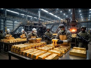 Inside the Gold Refining Plant: How Raw Rock Becomes Pure 24K Gold Bars