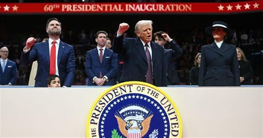 Trump sworn in on Inauguration Day as he vows "the golden age of America begins right now"