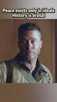 Peace exists only in ideals; history is brutal