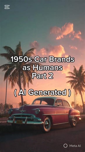 1950s Car Brands as Humans Part 2 AI Generated #shorts #youtubeshorts 😍😍😍