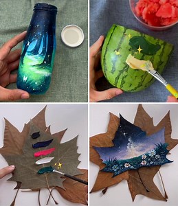 91K views · 1.3K reactions | Amazing Acrylic Painting Techniques Like a Pro :) | Simple Crafts | Facebook