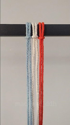 This Macrame Pattern Looks Complicated but It’s Super Easy! 💫 | Macrame Knot Tutorial #shorts