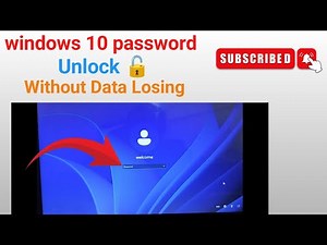 How to reset forgotten password in windows 10 Without Losing Data step by step
